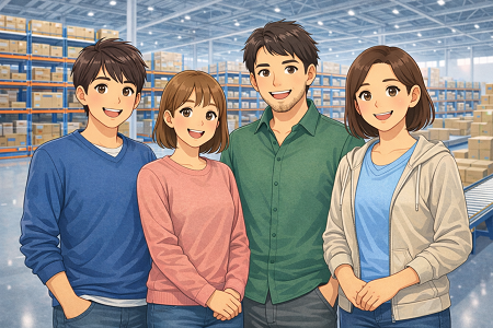 人気のカンタン軽作業！空調完備の新築倉庫内での軽作業STAFF／日勤×土日祝休み！年間休日125日！