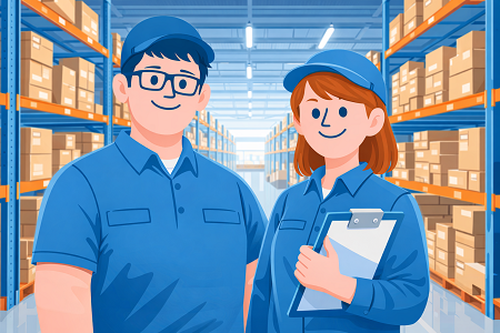 空調完備の快適な新築物流倉庫STAFF／未経験歓迎！部品のピッキング及びチューブの加工作業