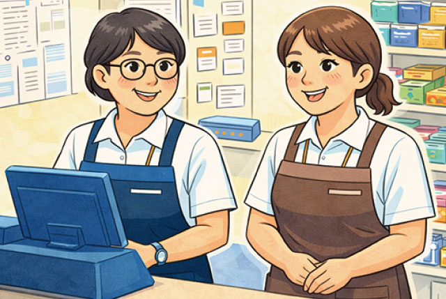 大手企業内の売店スタッフ（パート）★2名募集！月～金の朝の短時間！未経験OK！時給2,000円！