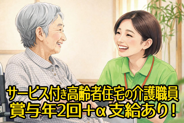 【アンジェス彦根】サービス付き高齢者向け住宅の介護職員募集！賞与年2回＆プラスα手当あり！