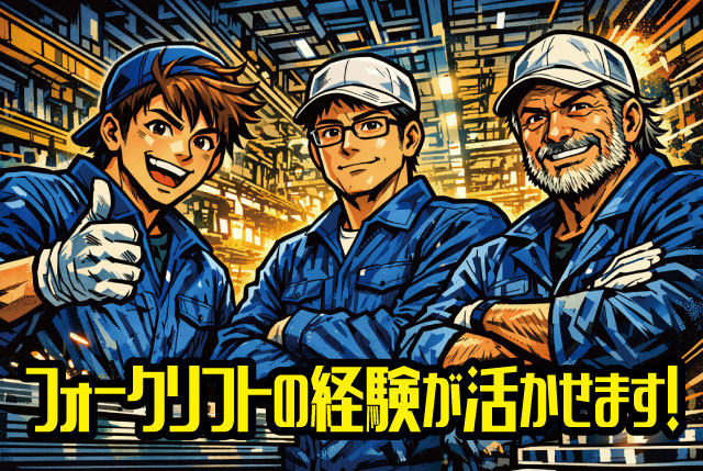 未経験OKの工場内作業／知識経験は不問・幅広い年代が活躍中！